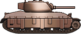 Sideview of T14 Heavy Tank